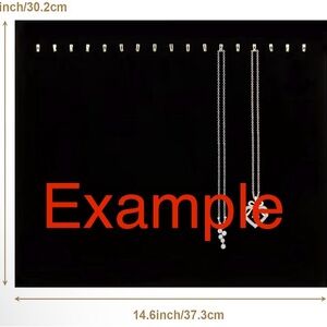 Black Jewelry Display Board for necklaces